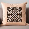 Ornate Celtic design featuring intricate patterns and shapes.