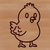 Whimsical Chicken Line Art SVG A simple line drawing of a cute chicken, ideal for illustrations and designs.