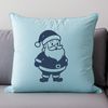 SVG silhouette of Father Christmas for commercial or personal use.