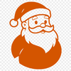 Vector illustration of a jolly Santa Claus in a festive holiday setting, suitable for Christmas designs and crafts.