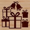 Gift box illustration designed for commercial and personal use as a free SVG download.