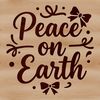 A collection of inspirational Christmas quotes with a focus on peace on earth.