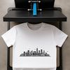 Beautiful City Skyline Graphic City skyline illustration created as a scalable vector graphic