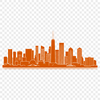Urban Oasis Vector Illustration A detailed vector illustration of a city skyline, perfect for graphic design and printing.