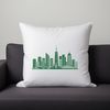 Urban Sunset Silhouette A detailed illustration of a city skyline at sunset, perfect for vector art projects.