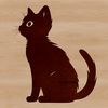 Vector Cat Illustration Download A sitting cat in vector design format.