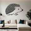 Hedgehog Illustration in Vector Format A digital rendering of a hedgehog in high-resolution SVG format, suitable for cutting machines and design projects.