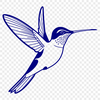 Vibrant Hummingbird Vector Art A colorful hummingbird perched on a flower, depicted in vibrant vector art.