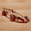 A sleek, high-performance racing car designed as vector art for various design applications.