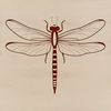 Beautiful Bug Vector Graphic Colorful dragonfly illustration created as a scalable graphic
