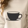 Beautiful Vector Teacup Illustration A detailed teacup design with intricate details, suitable for vector art projects.