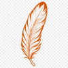 Single Feather SVG Vector Art High-quality digital vector art of a single feather.