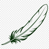 Free Clip Art Feather Design High-quality graphic representation of a feather, suitable for digital editing and commercial use.