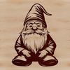 A mythical creature with a diminutive stature, depicted in a sitting position.