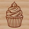 Free Cupcake Vector Design An editable vector design of a solo cupcake with frosting and sprinkles.