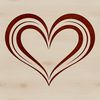 Heart shape vector graphic illustration suitable for various designs.