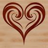 A simple outline heart shape, suitable for various design purposes including digital art, crafts, and commercial projects.