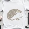 Prickly Hedgehog Illustration A detailed illustration of a hedgehog with prickly quills.