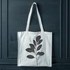 An isolated design element featuring a stylized leaf, ideal for digital projects.