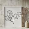 Leaf Silhouette for Graphic Design A single green leaf with veins, suitable for vector art and design.