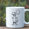 Beautiful Vector Lizard Design A colorful illustration of a reptile with scales and a long tail, suitable for crafting or design projects.