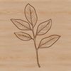 Realistic Leaf Illustration in Green An isolated vector graphic of a realistic-looking leaf in various shades of green.
