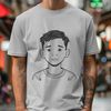 SVG Clip Art of a Child A digital illustration of a young boy.