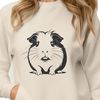 Cute Guinea Pig Design An SVG image featuring a detailed design of a pet guinea pig.