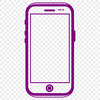 A detailed illustration of a modern smartphone with sleek design.