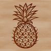 Tropical Fruit Graphic An edible tropical fruit depicted in vector form for digital crafting and printing applications.