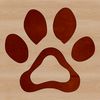 Beautiful Vector Paw Prints Design A set of animal paw prints designed as vector art for various digital and crafting applications.