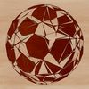 Vector Football Graphic Design An illustration of a soccer ball, designed as a vector graphic.