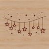 Beautiful Geometric Star Design An illustrative star design made up of geometric points and lines.