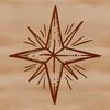 A simple star shape designed as vector art for use in various designs.