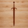 Beautiful Sword Graphic Vector A detailed illustration of a sword as a vector graphic.