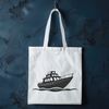 A Beautifully Designed Boat Illustration A detailed illustration of a boat with clean lines and precise shapes.
