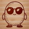 Friendly Frightful Creature SVG Image A colorful, cartoon-style monster with rounded features and friendly expression.