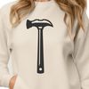 Hammer Icon Vector Graphics Design An SVG design of a hammer, suitable for cutting machine or laser engraving projects.