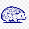 Free Vector Art of a Cute Hedgehog A high-quality digital illustration of a hedgehog, suitable for various applications including clip art and vector design.