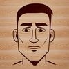 A detailed digital illustration of a man in vector format.