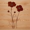 Blooming Floral SVG Design A hand-drawn illustration of a wild flower in bloom, suitable for vector design.