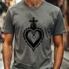 Heartfelt Iconography Sacred Heart icon in vector format, suitable for digital and print applications.