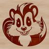 Line Art Skunk Design SVG A digital illustration of a skunk in black and white line art style.