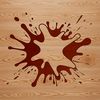 Colorful Splat Shape with Irregular Edges A colorful splat shape with irregular edges, suitable for creating a mess on various digital and physical surfaces.