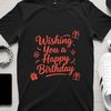 Happy birthday quote in vector format, ideal for commercial or personal use.