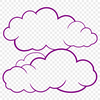 White Cloud Icon in Vector Format A simple white cloud icon in vector format, ideal for use in graphic design projects.