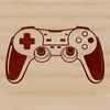 High-Resolution Game Controller Icon A high-resolution game controller with ergonomic design and buttons.