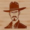Western Cowboy Vector Graphics A western-style cowboy character designed as vector art, suitable for commercial and personal projects.