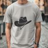 Stylized Cowboy Hat Illustration A stylized illustration of a classic cowboy hat, ideal for vector art projects.