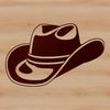 A classic cowboy hat designed with clean lines and simple details.